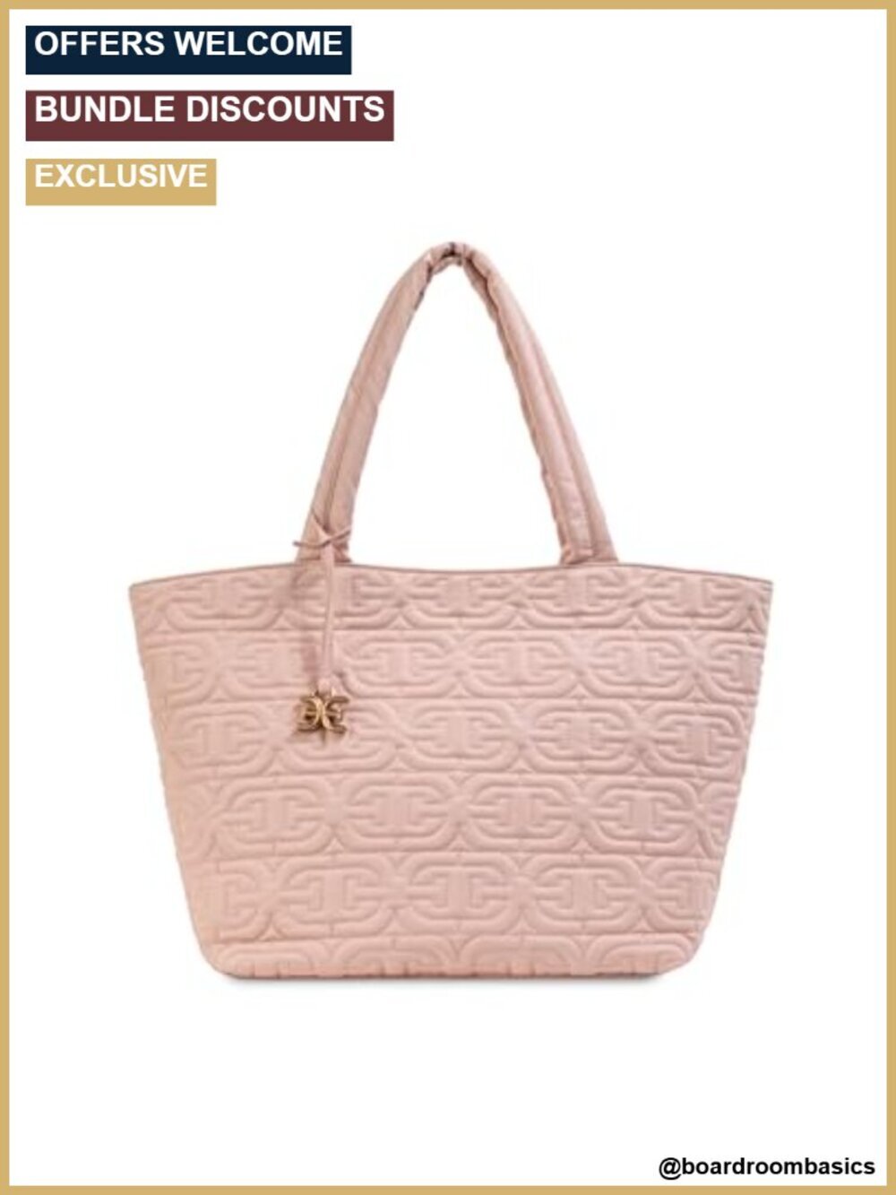 PU Leather Top Zip E/W Tote with Shoulder Strap